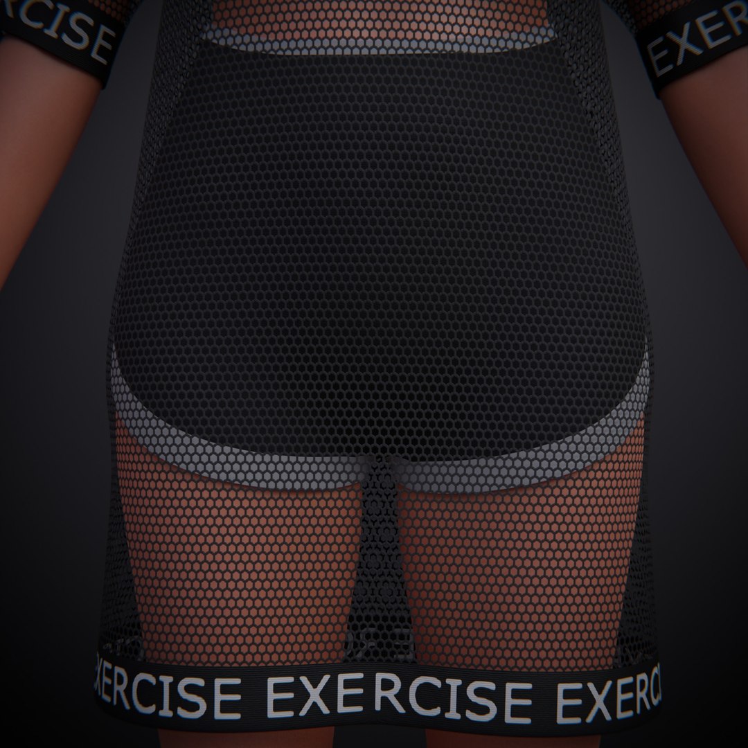 Exercise Fitness Outfit - Sports Bra and Shorts Sports wear 3D model https://p.turbosquid.com/ts-thumb/dA/hTbtYs/Dv/0036/jpg/1668761914/1920x1080/fit_q87/29304431a312753a31a7a6900f374ad0553d553f/0036.jpg