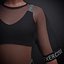 Trainings-Fitness-Outfit – Sport-BH und Shorts Sportbekleidung