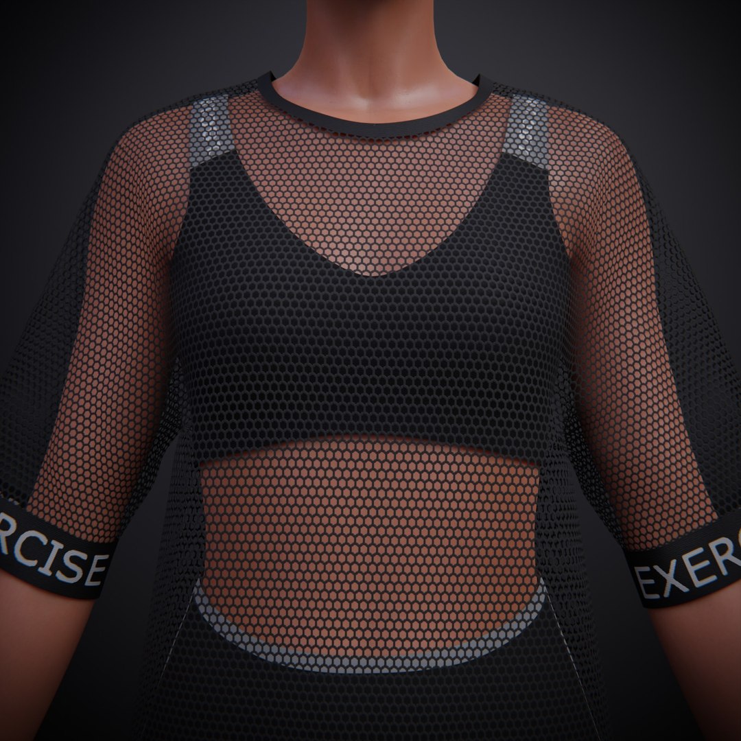 Exercise Fitness Outfit - Sports Bra and Shorts Sports wear 3D model https://p.turbosquid.com/ts-thumb/dA/hTbtYs/sT/0033/jpg/1668761911/1920x1080/fit_q87/020cc510e03413b555b95b1535c31486562a5717/0033.jpg