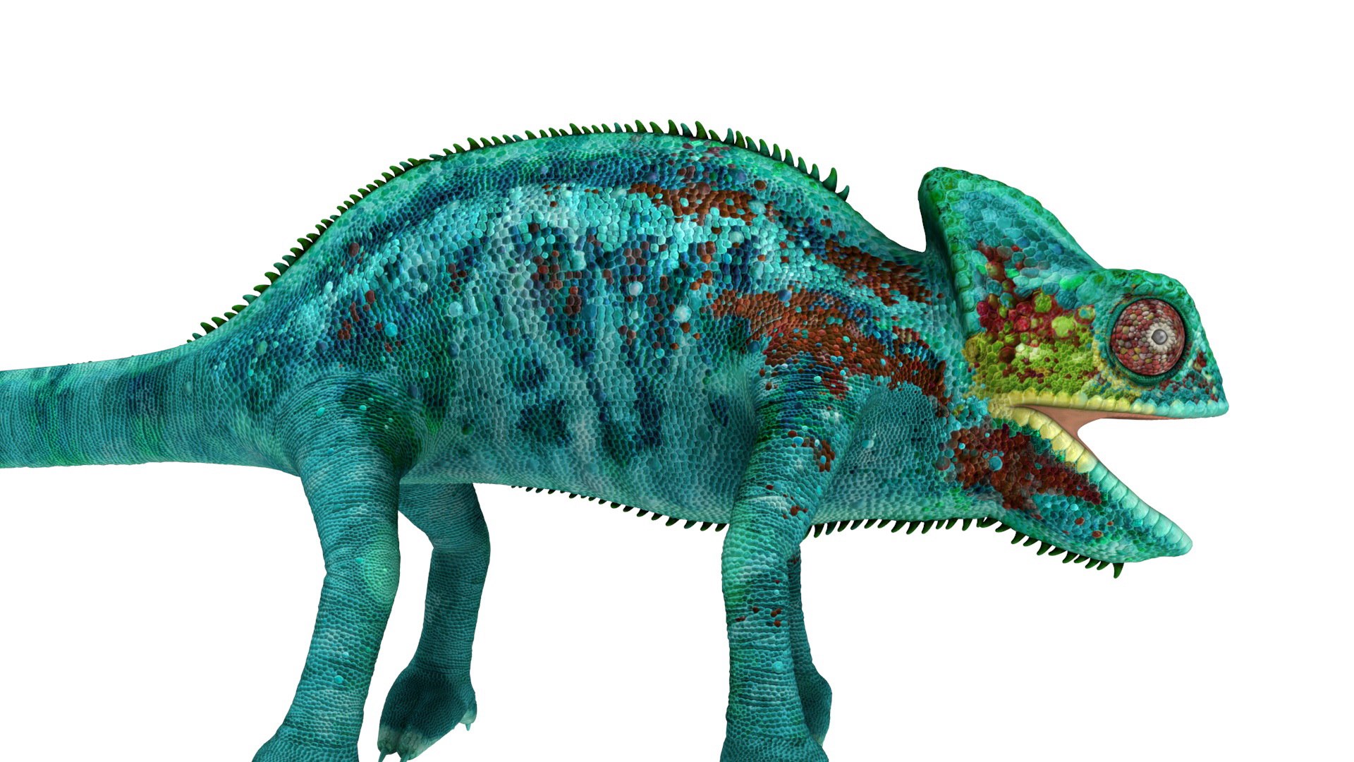 3D Panther Chameleon https://p.turbosquid.com/ts-thumb/dA/jIBLea/UF/pantherchameleon3dsmodel010/jpg/1663271325/1920x1080/fit_q87/af93e1cdc5d17d352493ea150cb1fee3eb32e1d2/pantherchameleon3dsmodel010.jpg