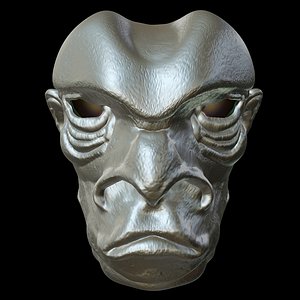 3d c4d extraterrestrial face