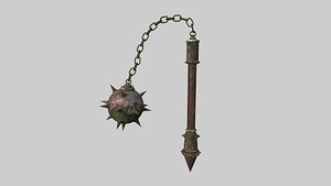Medieval Flail 01 Earth - Character Fantasy Weaponry