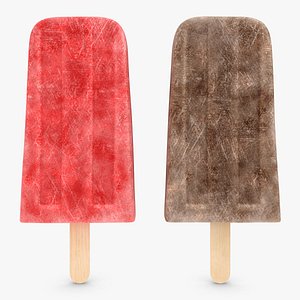 popsicle 02 2 colors 3d model