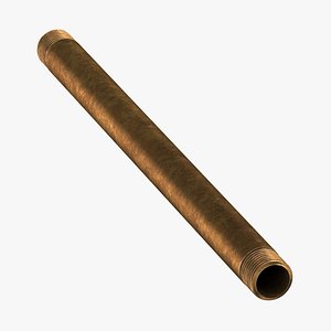 Vintage Brass Pipe 30 cm