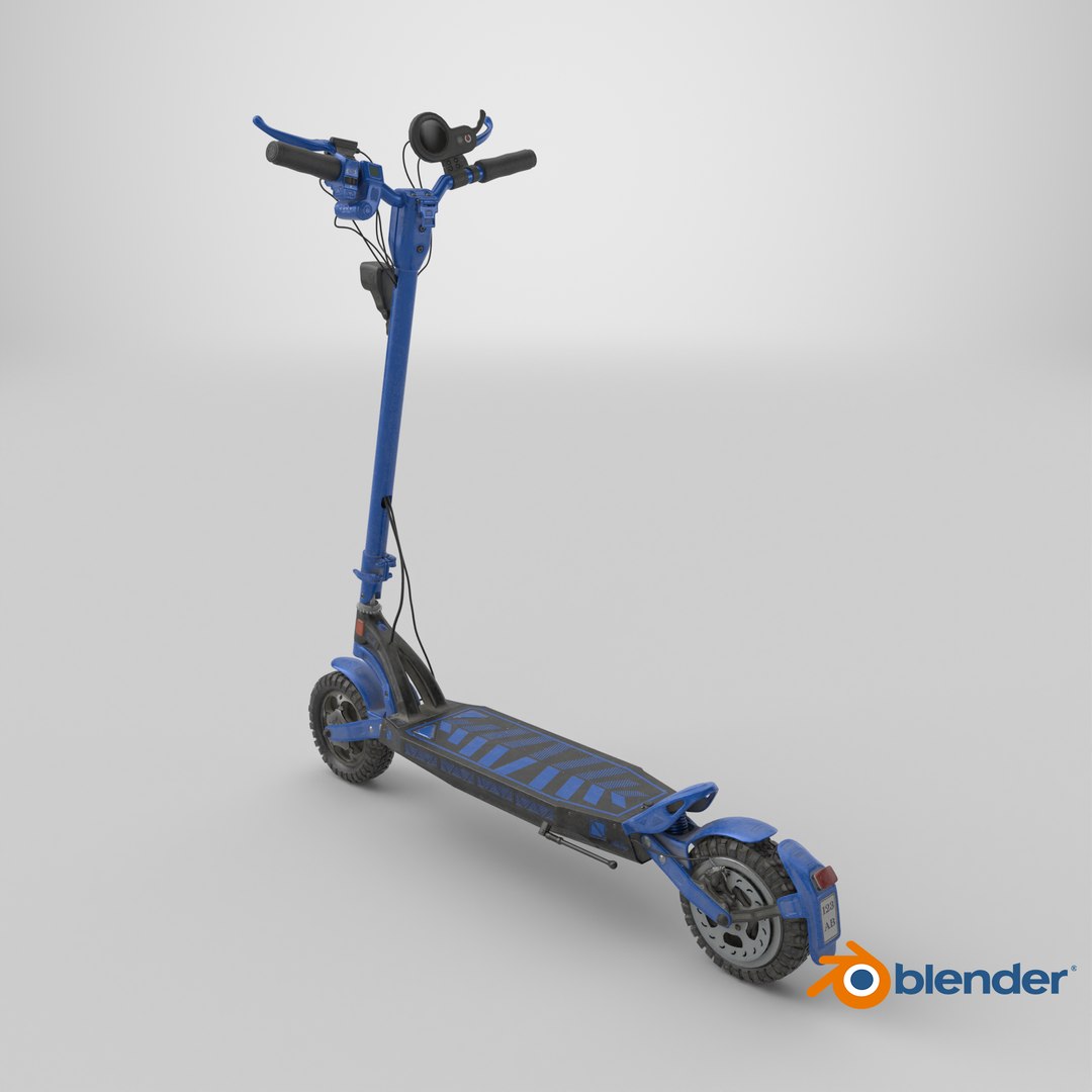 E-Scooter Offroad Blue  Dirty - PBR 3D https://p.turbosquid.com/ts-thumb/dA/vmhutG/wJ/stemcell_blender_cycles_render/png/1699899098/1920x1080/fit_q87/4b273a295bba75086bed3f3d7d6fa15642b2927a/stemcell_blender_cycles_render.jpg