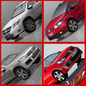 2011 volkswagen cars 3d model