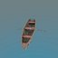 rowboat 3D model