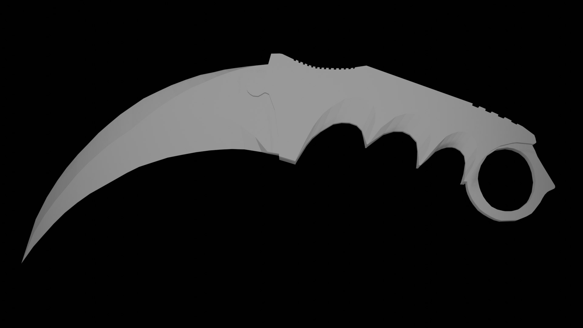 3D Model Knife Karambit - TurboSquid 1564452