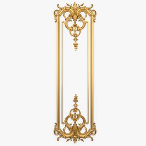 Classic decor ornament 121 3D