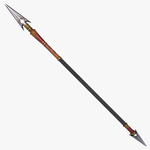 3D model Draconic spear