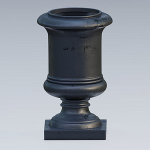 urn concrete 3D model