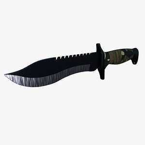 3D blade military model