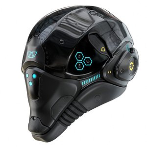 Sci-Fi Helmet 2