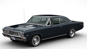3D Chevrolet Chevelle SS 1967 model