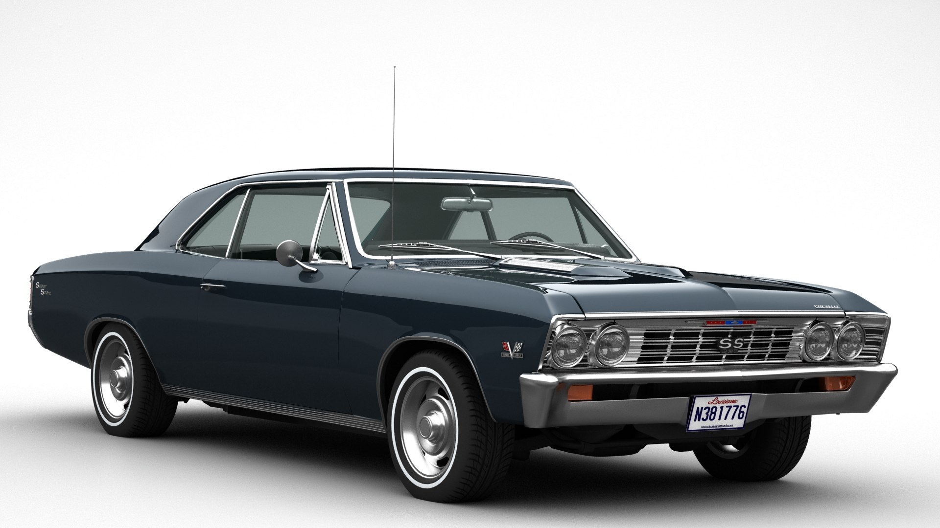 3D Chevrolet Chevelle SS 1967 Model - TurboSquid 2036800