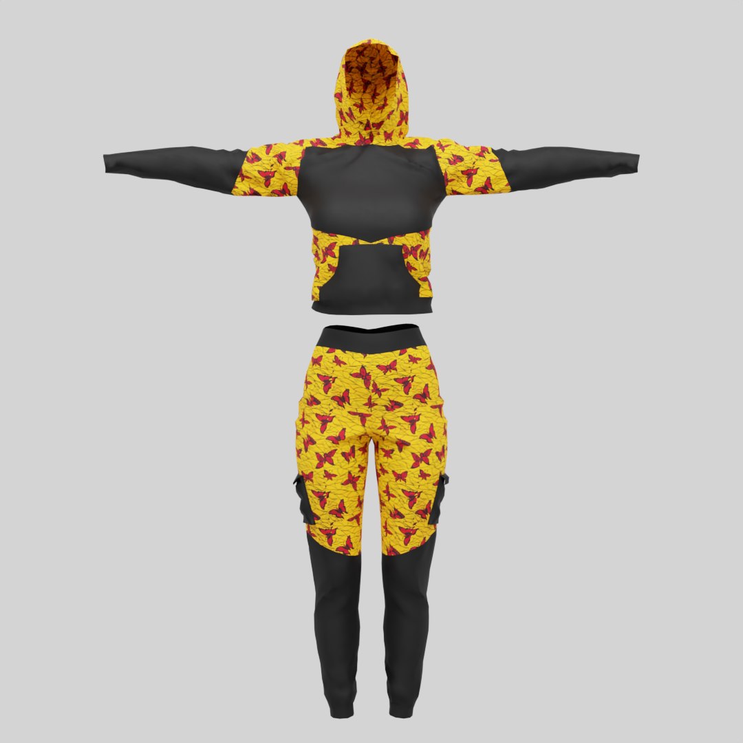 3D Model Hoodie And Joggers 3D Cloth - TurboSquid 1726157