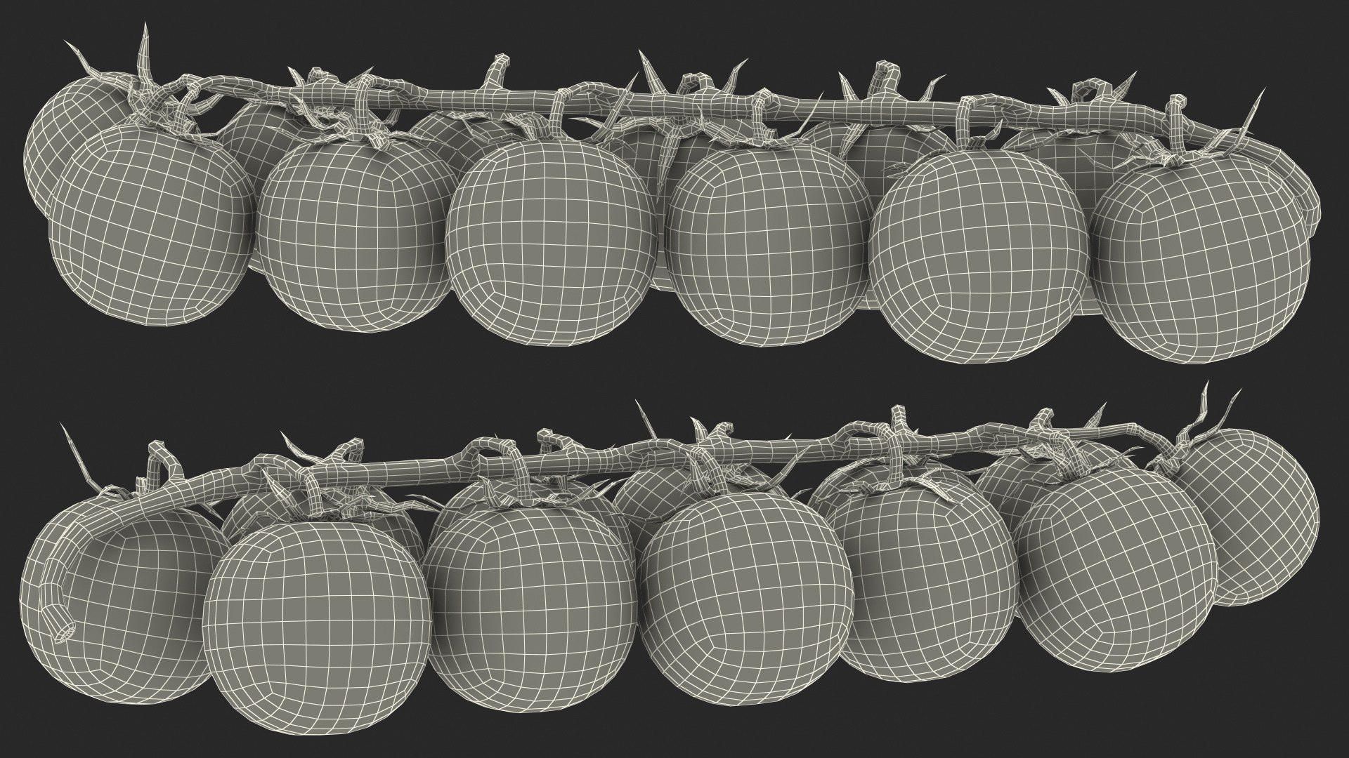 Cherry Tomatoes on the Vine 3D model https://p.turbosquid.com/ts-thumb/dB/JcSZnw/1j/cherrytomatoesonthevinec4dmodel026/jpg/1637788098/1920x1080/fit_q87/1da34dc6d6dd292b86fa310bdc2de3eed7ec8201/cherrytomatoesonthevinec4dmodel026.jpg