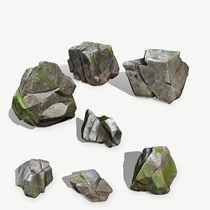 3D Rock Set