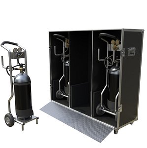 3D Air Bottles Race Garage Case