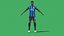 3D 3D Rigged Denzel Dumfries Inter Milan 2025 model