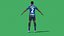 3D 3D Rigged Denzel Dumfries Inter Milan 2025 model