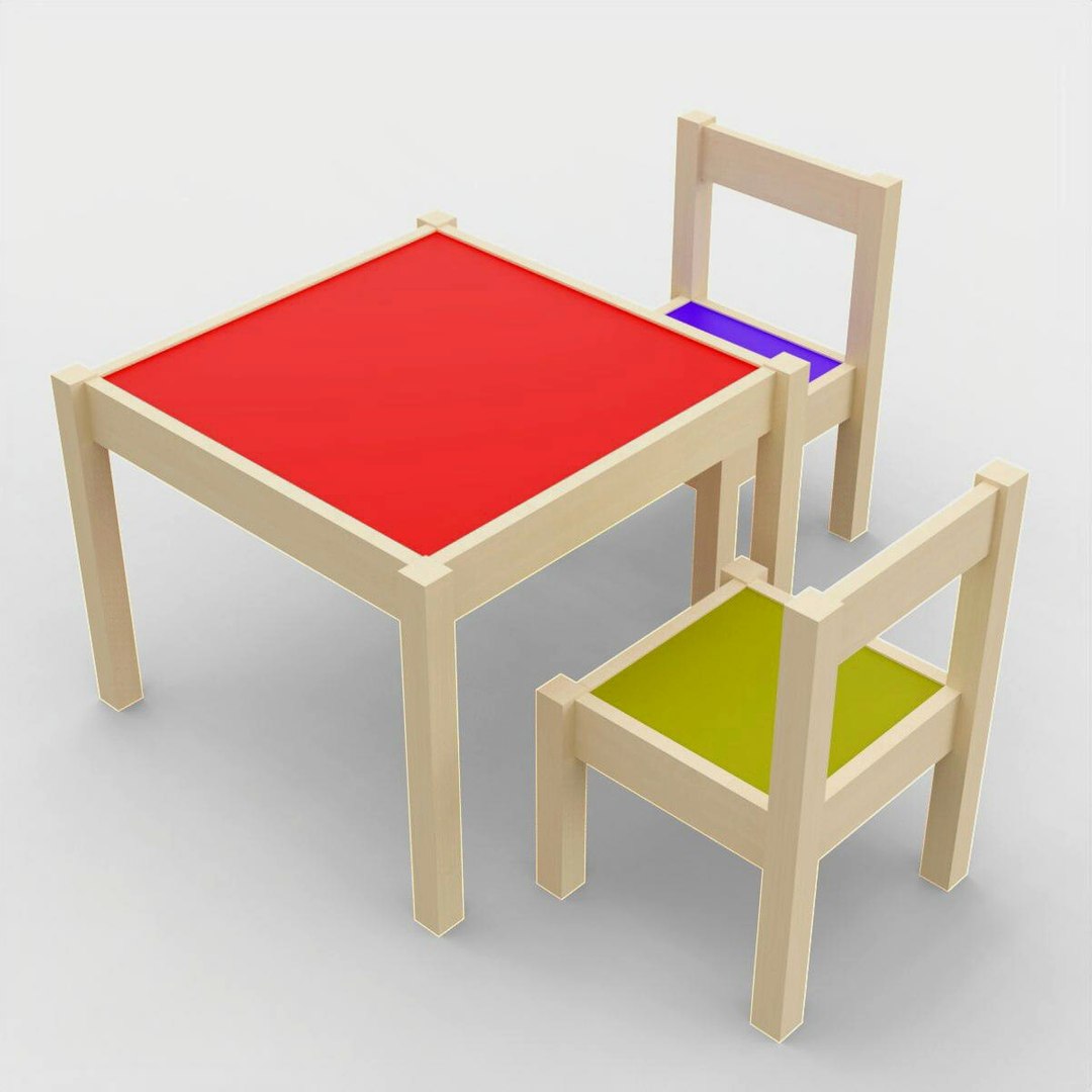Childrens Furniture 3D Model TurboSquid 2026997