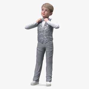 Child Boy Party Style Pose 3D model