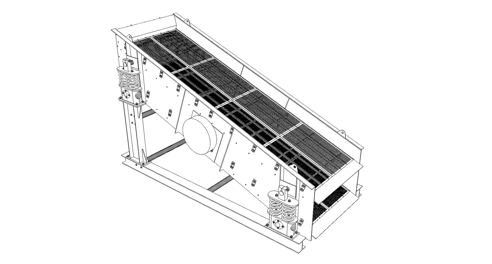 3D Model Vibrating Screen - TurboSquid 2171149
