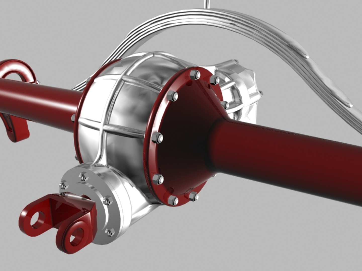 3ds Max Halibrand Quickchange Differential Rear Axle