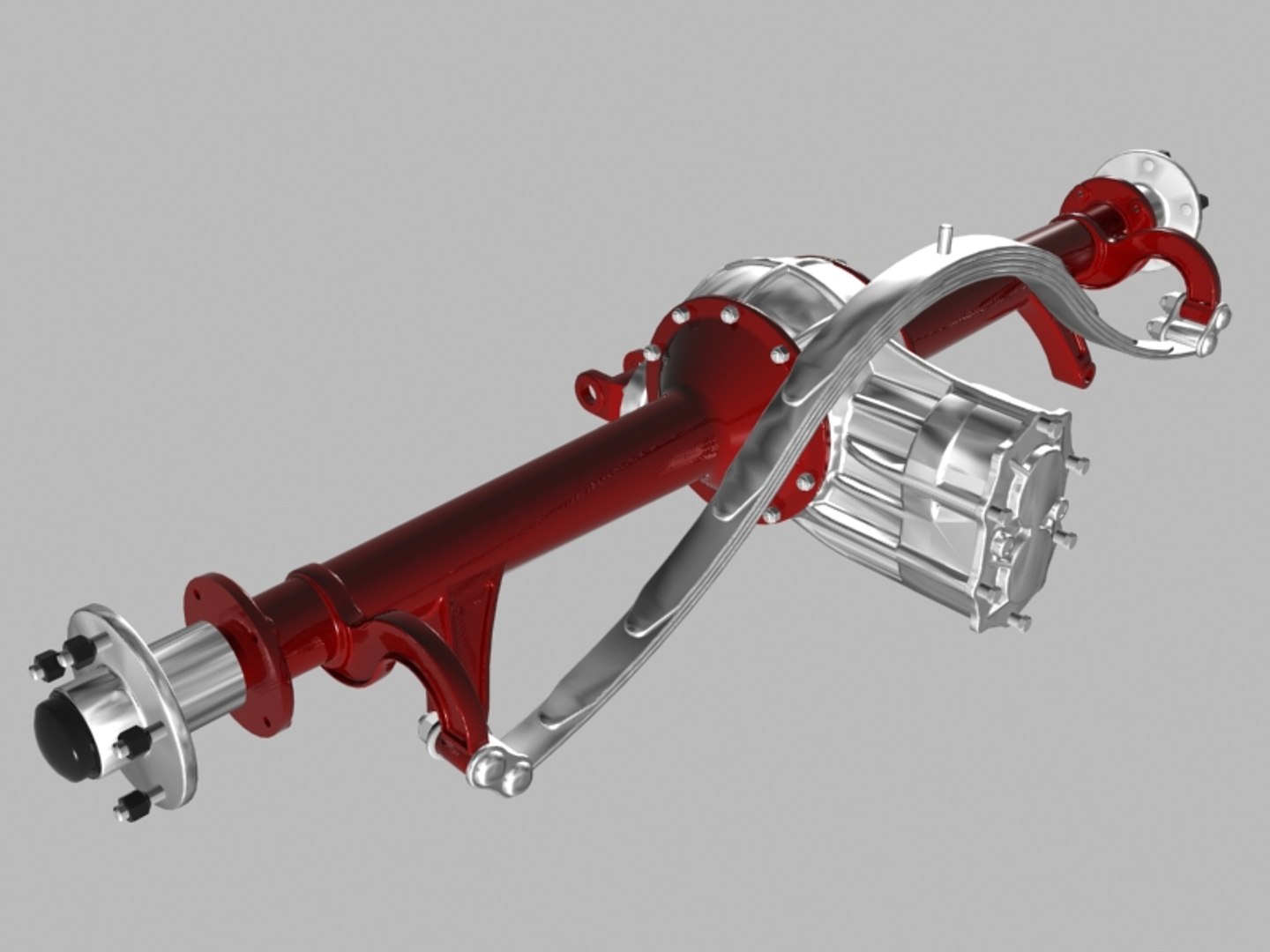 3ds Max Halibrand Quickchange Differential Rear Axle