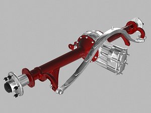 3ds max halibrand quick-change differential rear axle