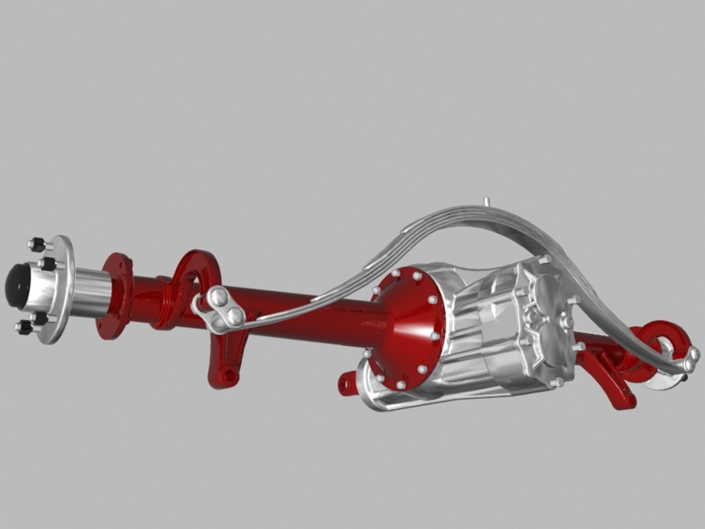 3ds Max Halibrand Quickchange Differential Rear Axle