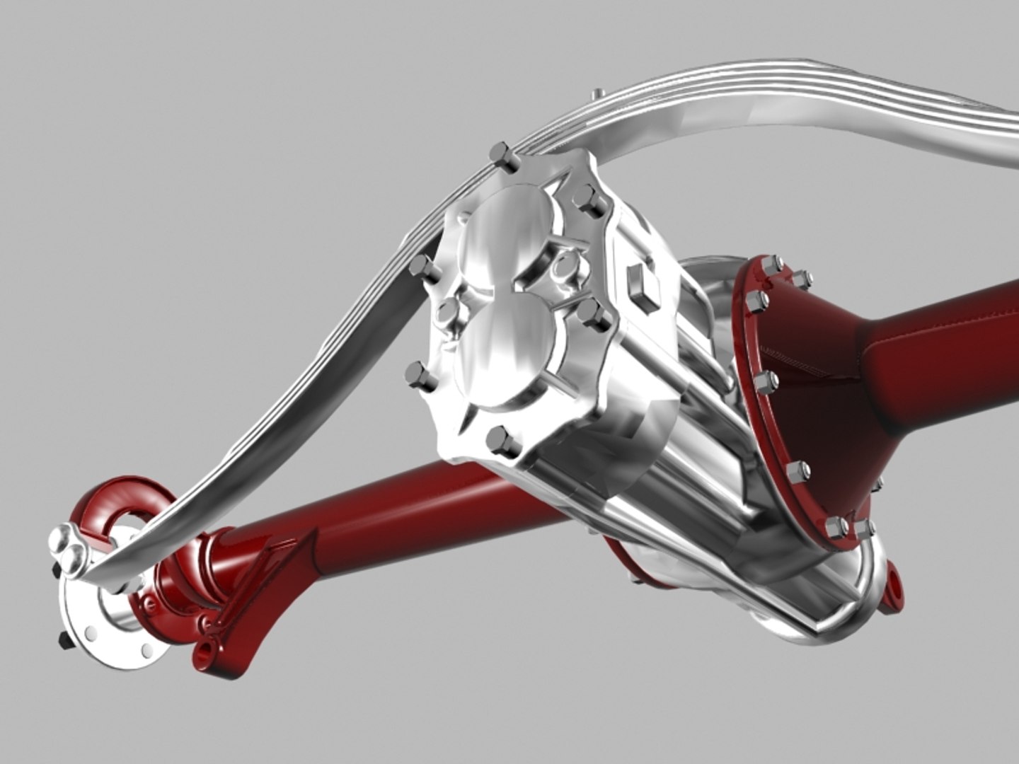 3ds Max Halibrand Quickchange Differential Rear Axle