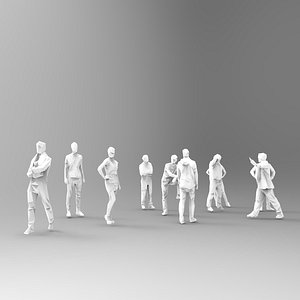 3D group 10 people