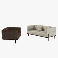 Giorgetti Ago Sofa & Chair
