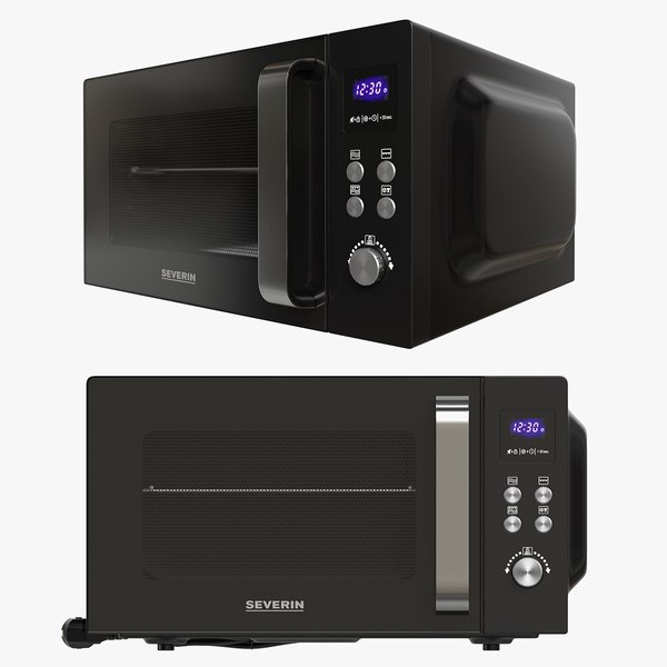 Microwave with Ceramic Bottom and Grill Severin MW 77633Dモデル ...