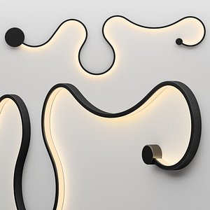 Curved Wall Sconce LED Ligh