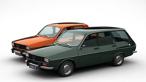 3D Renault 12 TL -SW Pack model