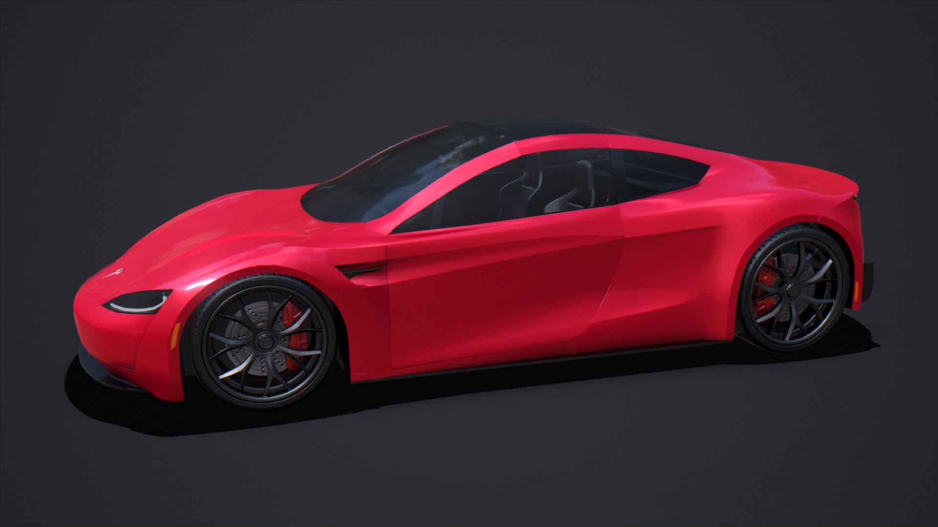 3D Tesla Roadster 2020 - TurboSquid 2067939