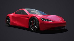 3D Tesla Roadster 2020