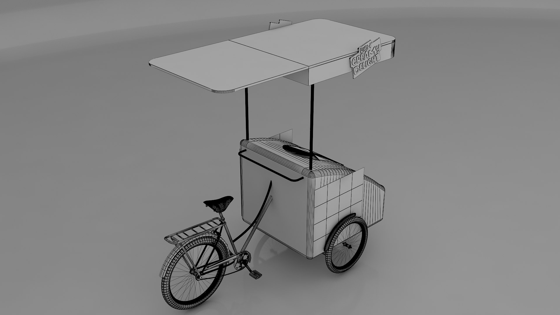 Custard Cart 3D Model 3D - TurboSquid 1993702