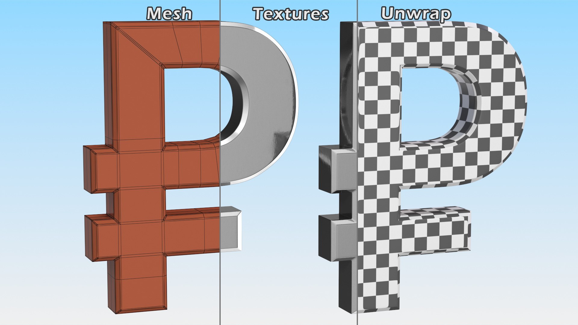 3D russian rouble currency symbol model https://p.turbosquid.com/ts-thumb/dB/qfEpWk/1s/russianroublecurrencysymbolsilver3dsmodel012/jpg/1612487440/1920x1080/fit_q87/b732e343acc710c65f7ff2fc68336593b02656ce/russianroublecurrencysymbolsilver3dsmodel012.jpg