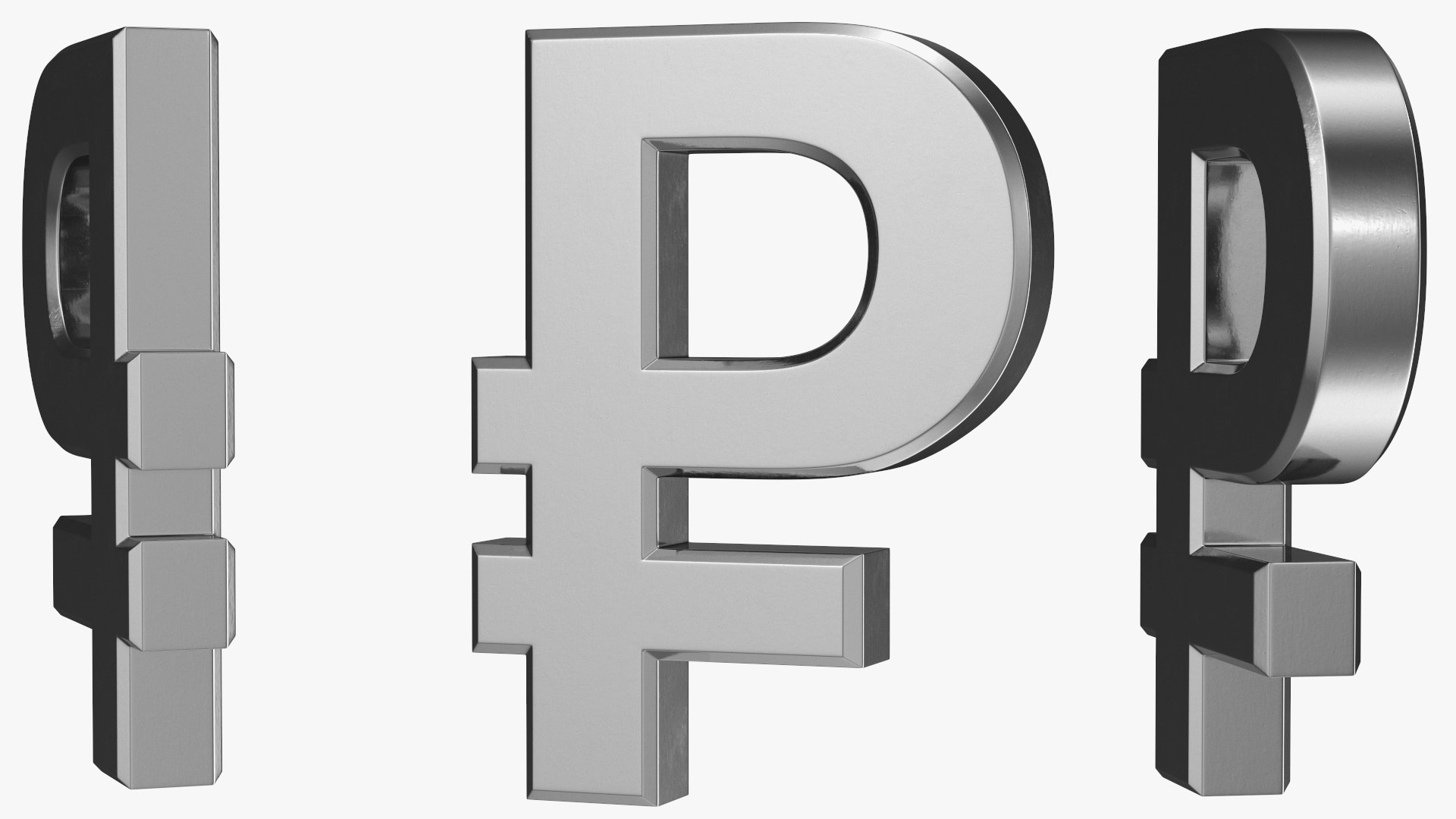3D russian rouble currency symbol model https://p.turbosquid.com/ts-thumb/dB/qfEpWk/Iw/russianroublecurrencysymbolsilver3dsmodel006/jpg/1612487370/1920x1080/fit_q87/7e5591270cf472762c3a80cc8873ba770ea18b33/russianroublecurrencysymbolsilver3dsmodel006.jpg