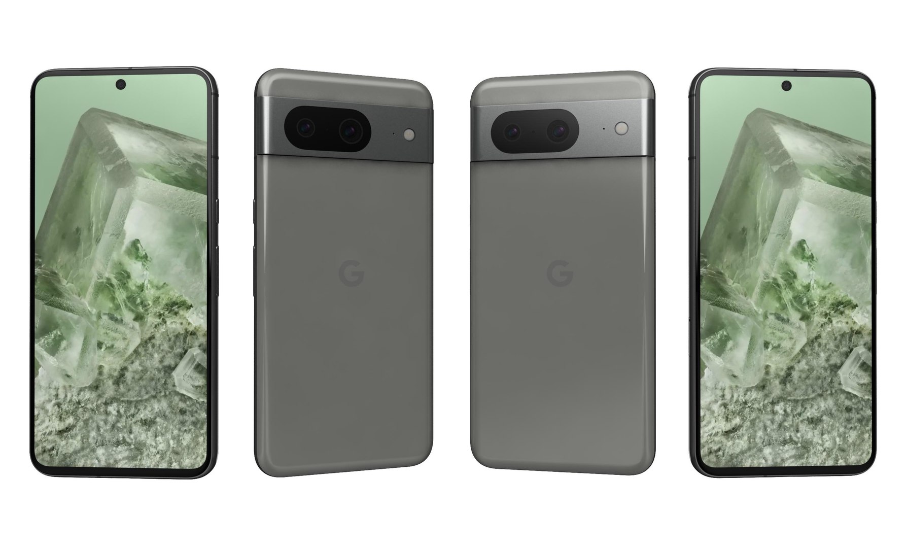 3D Google Pixel 8 Gray model - TurboSquid 2135739