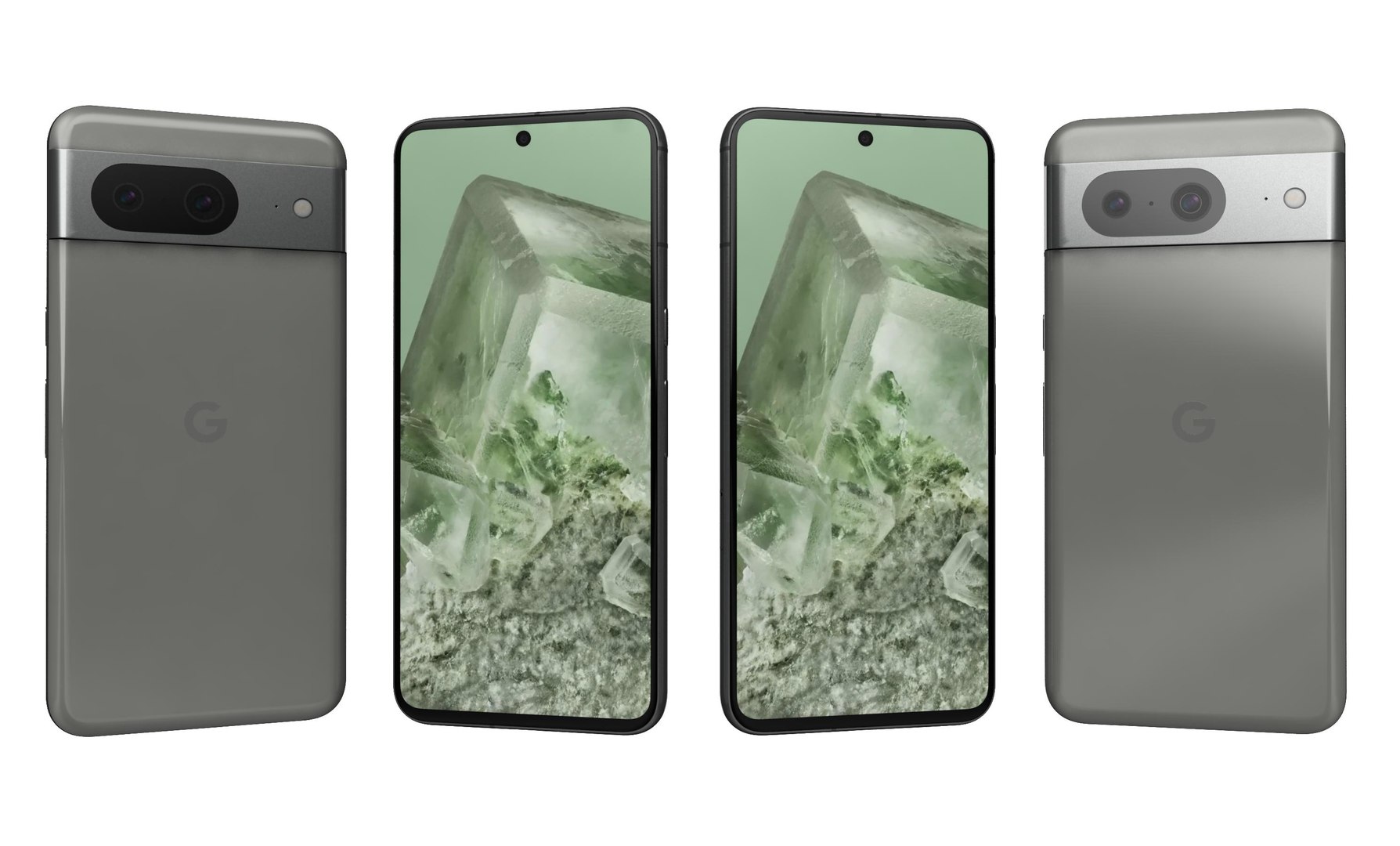 3D Google Pixel 8 Gray model - TurboSquid 2135739