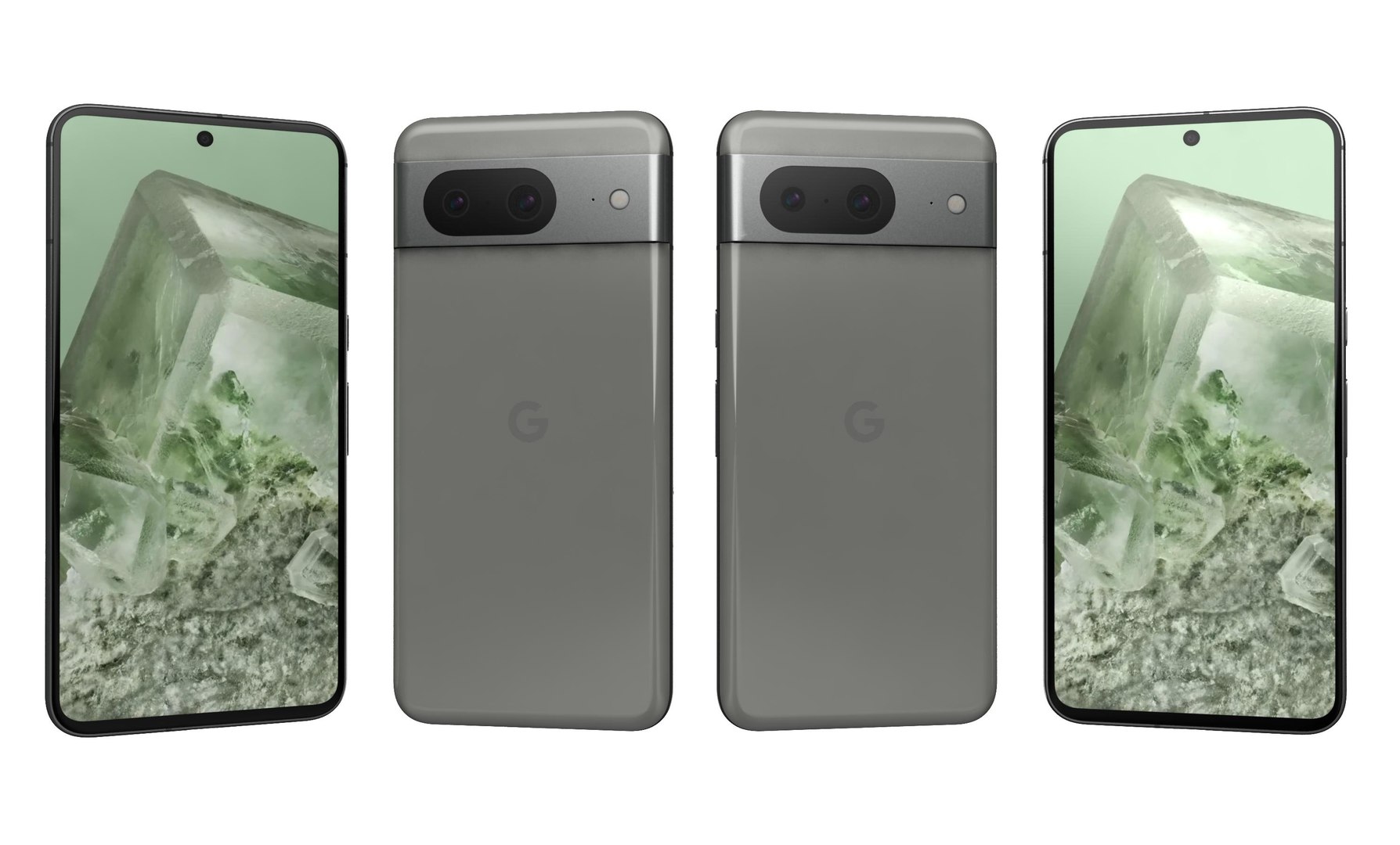 3D Google Pixel 8 Gray model - TurboSquid 2135739