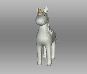 unicorn 3D model