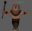 Cartoon Lion Rigged 3D model