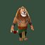 Cartoon Lion Rigged 3D model