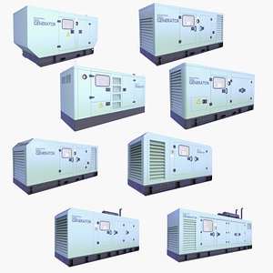 Diesel Generators v3 3D model